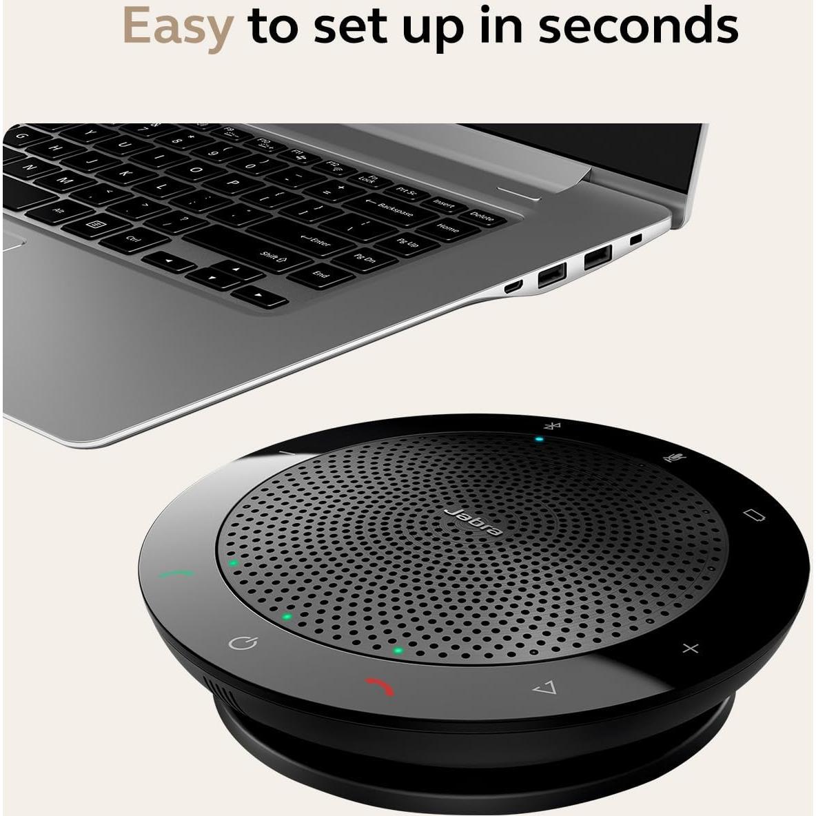 Altavoz portátil Jabra Speak 510 UC Bluetooth 2025 Negro