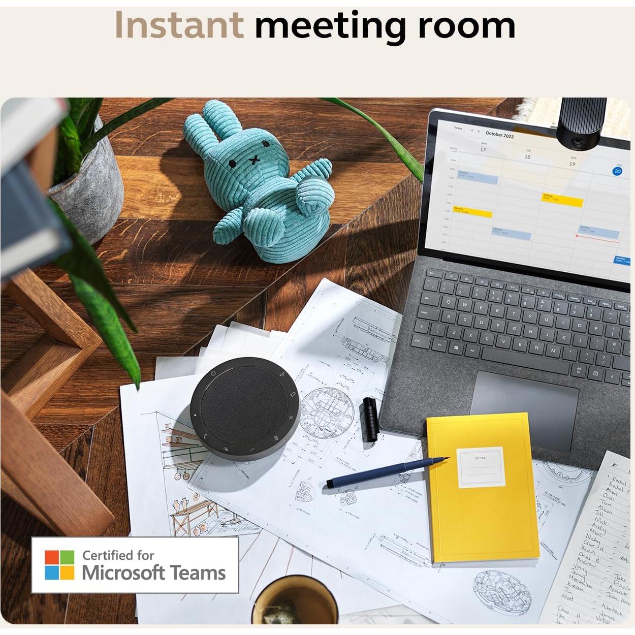 Altavoz Bluetooth Jabra Speak2 55 - Inalámbrico con 4 Micrófonos