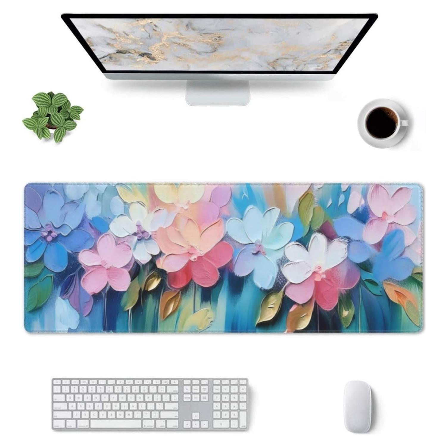 Alfombrilla de Ratón FJSXYDW Grande Antideslizante 800x300mm