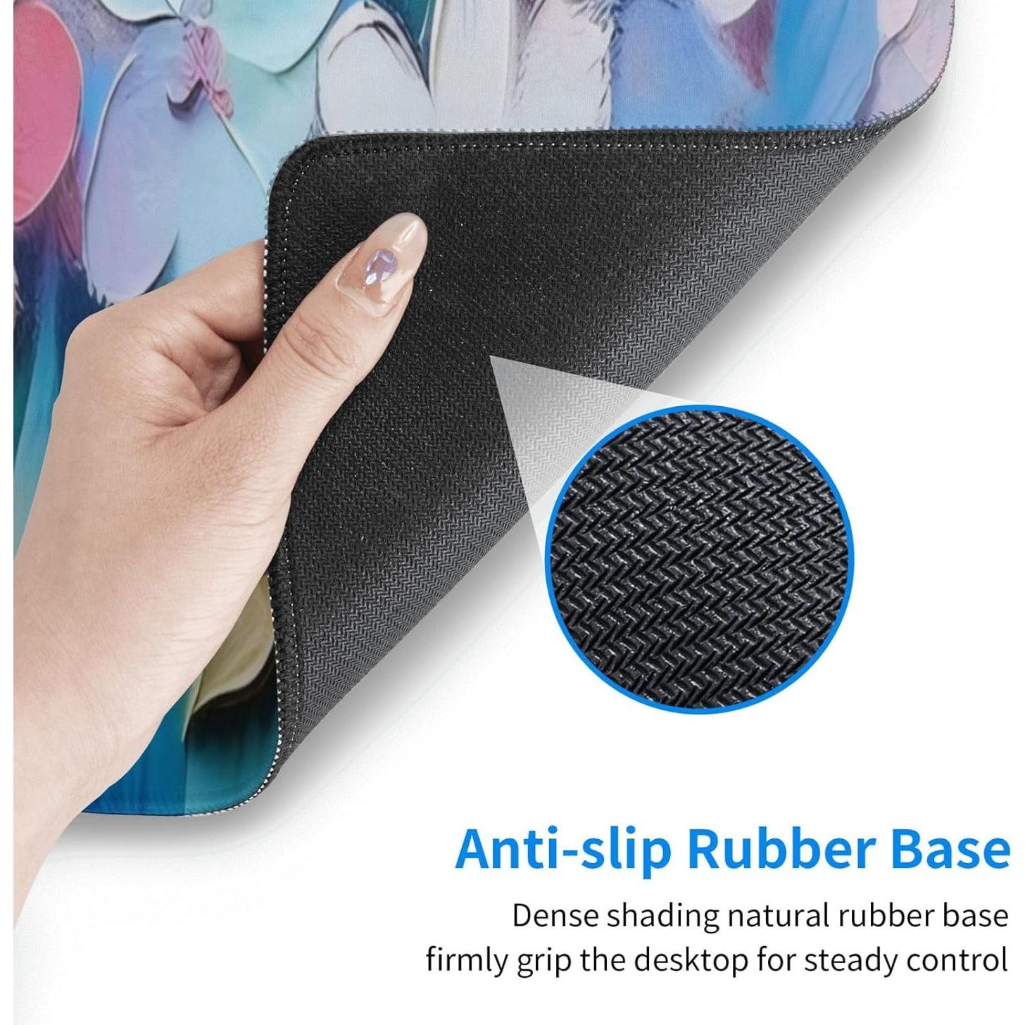 Alfombrilla de Ratón FJSXYDW Grande Antideslizante 800x300mm