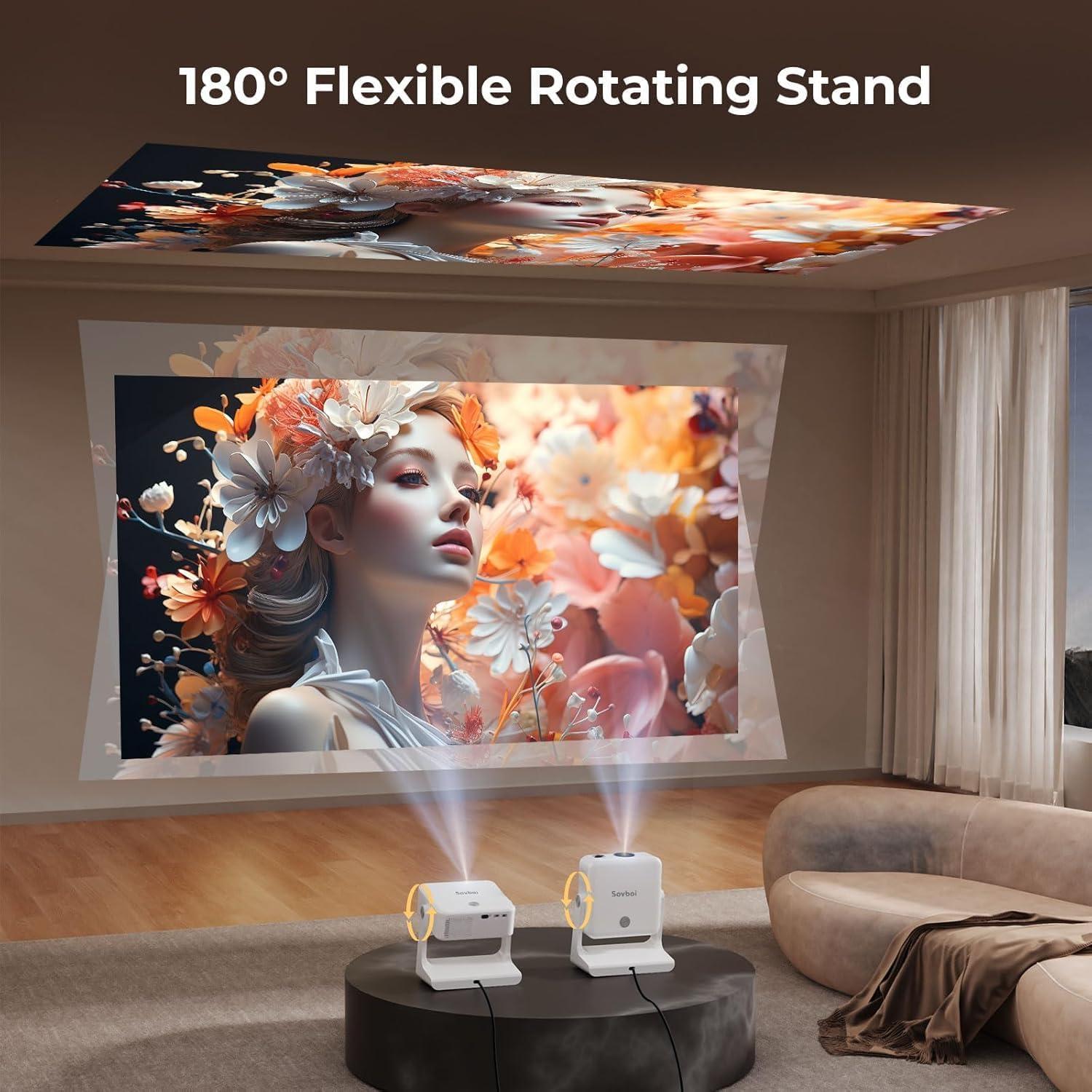 Proyector 4K Sovboi S61Pro con Google TV y Bluetooth