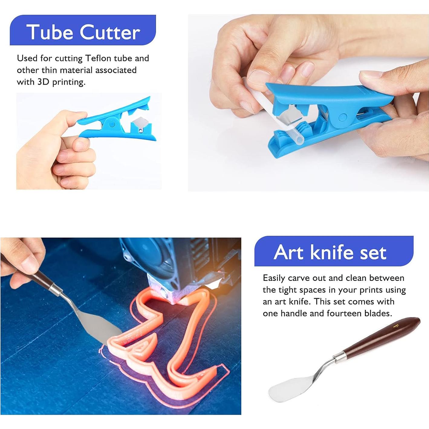 Kit de Herramientas 3D WooHooo 45 Piezas Accesorios