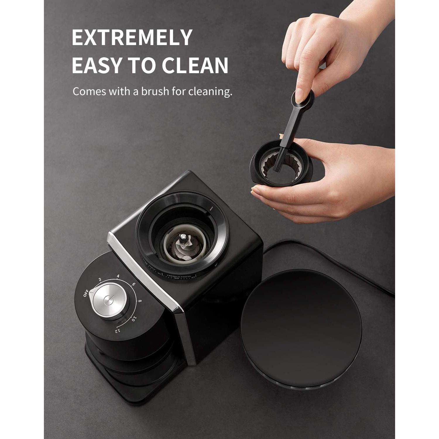 Molino de Café Eléctrico KIDISLE CG9406, 35 Configuraciones