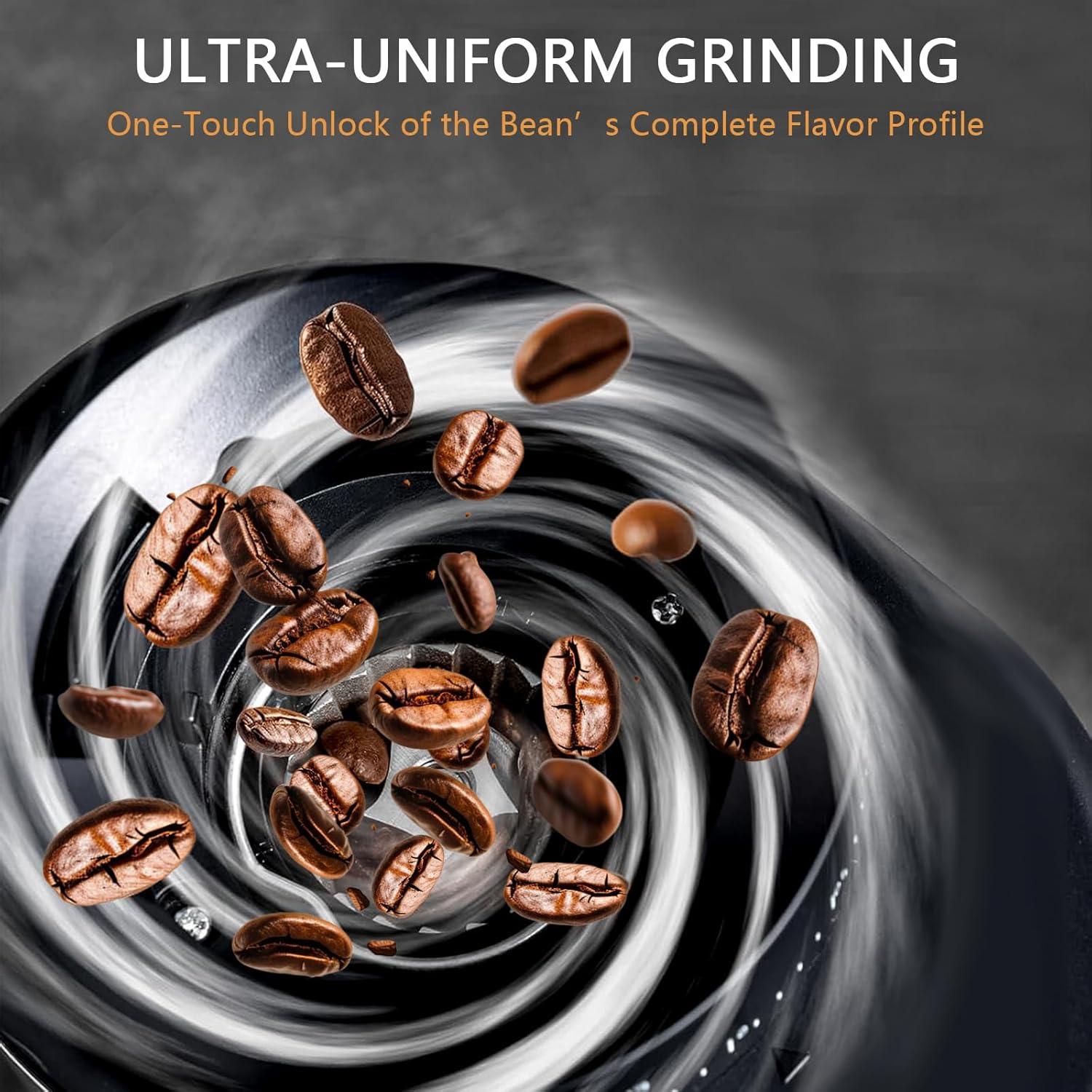 Molino de Café Eléctrico CAUKINS CBG-9003 200W 25 Ajustes