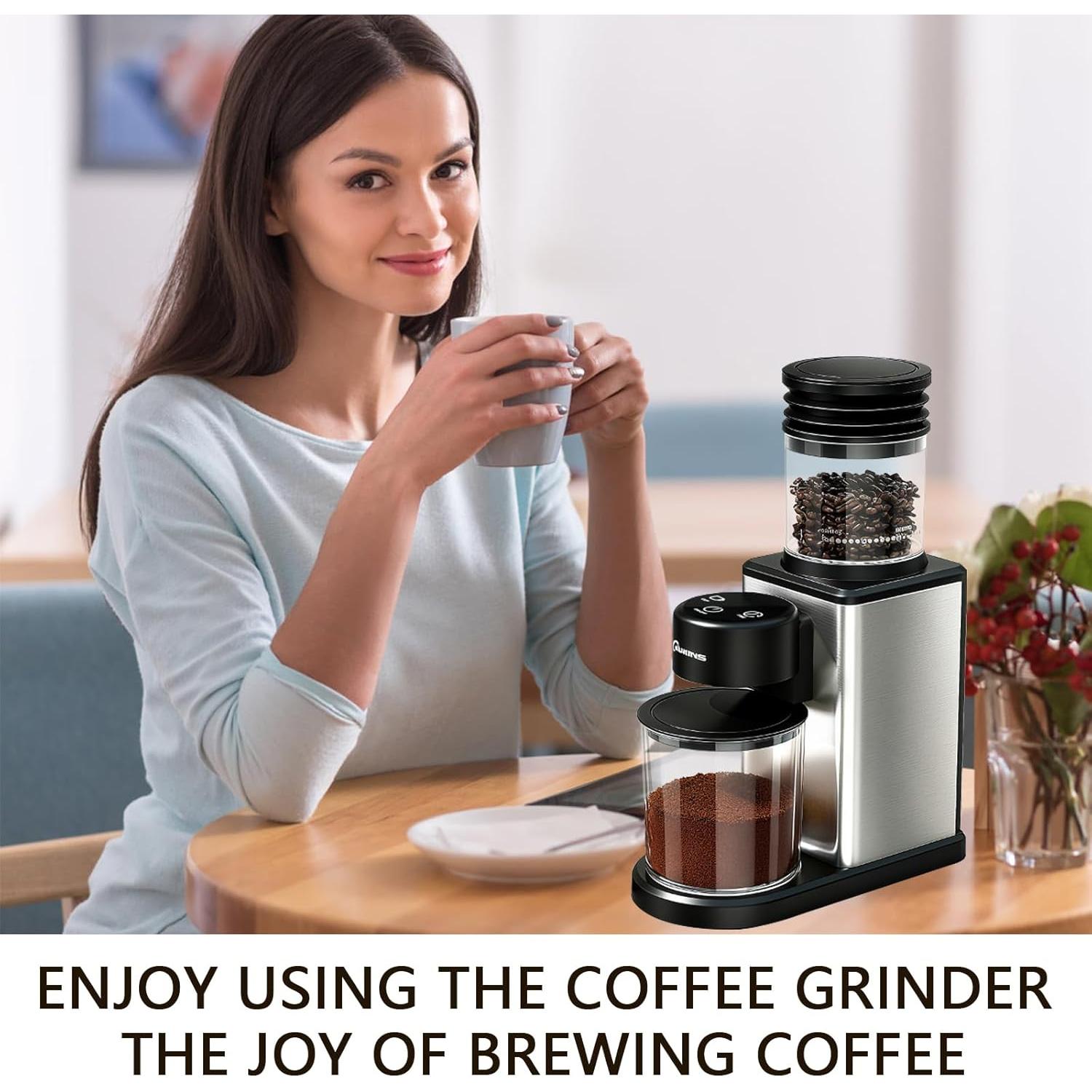 Molino de Café Eléctrico CAUKINS CBG-9003 200W 25 Ajustes