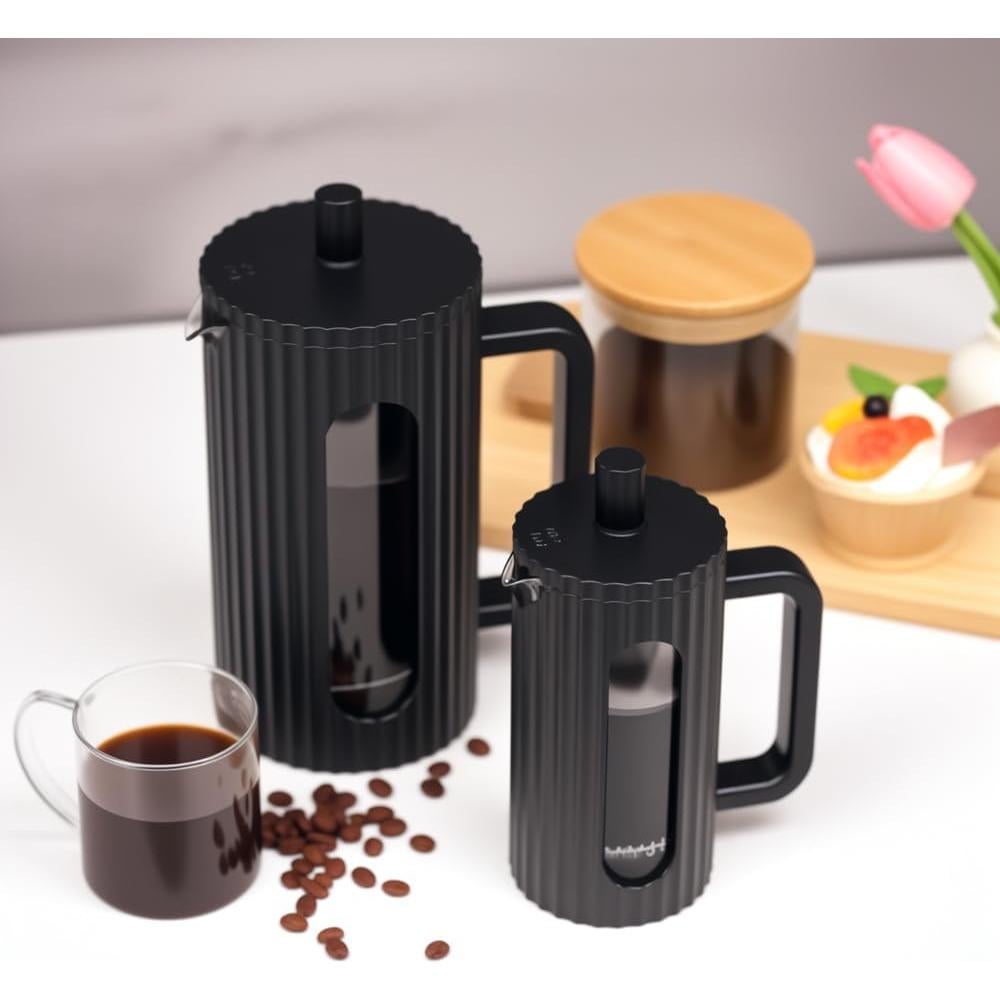 Cafetera de Prensa Francesa wedrink 350ml Jarra de Vidrio