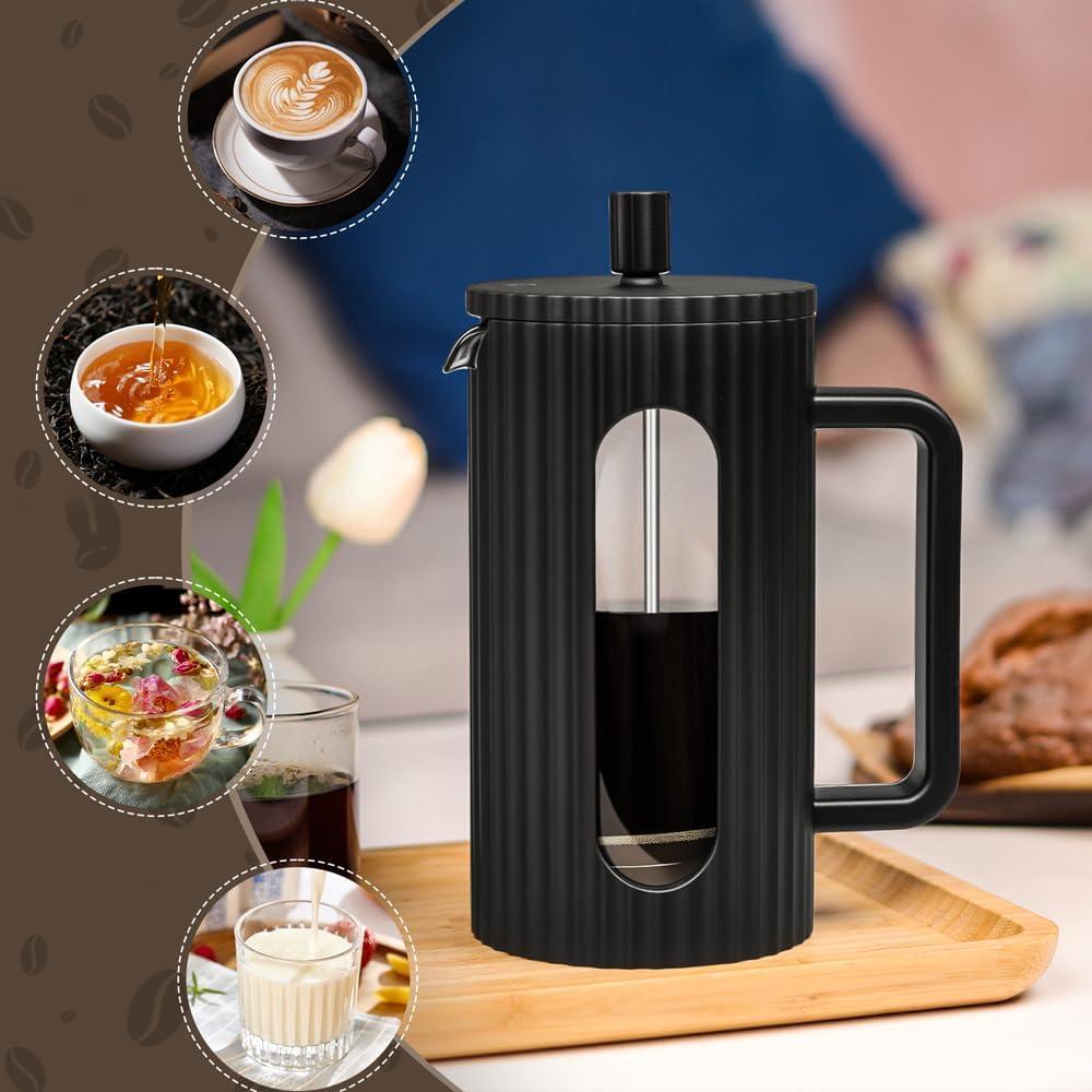 Cafetera de Prensa Francesa wedrink 350ml Jarra de Vidrio