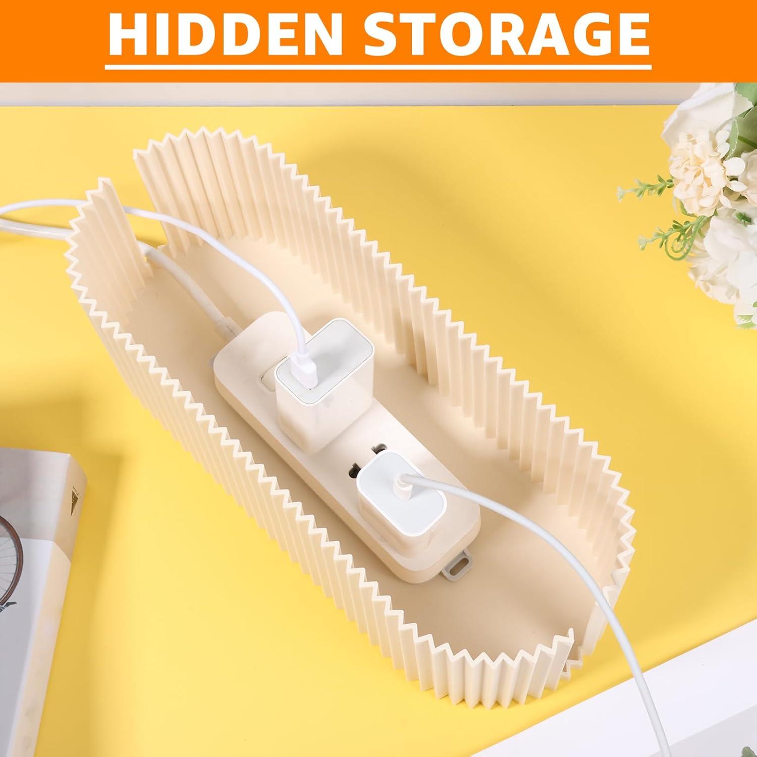 2 Piezas Caja Organizadora de Cables Hevtsde 33x13x11cm