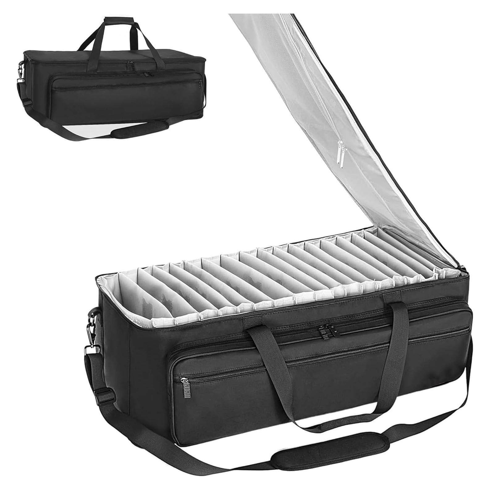 Bolsa organizadora de cables AKOZLIN 76x28x37 cm negra