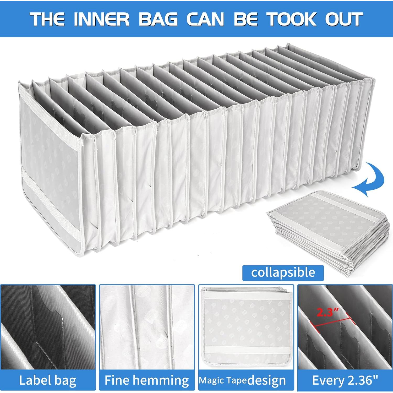 Bolsa organizadora de cables AKOZLIN 76x28x37 cm negra