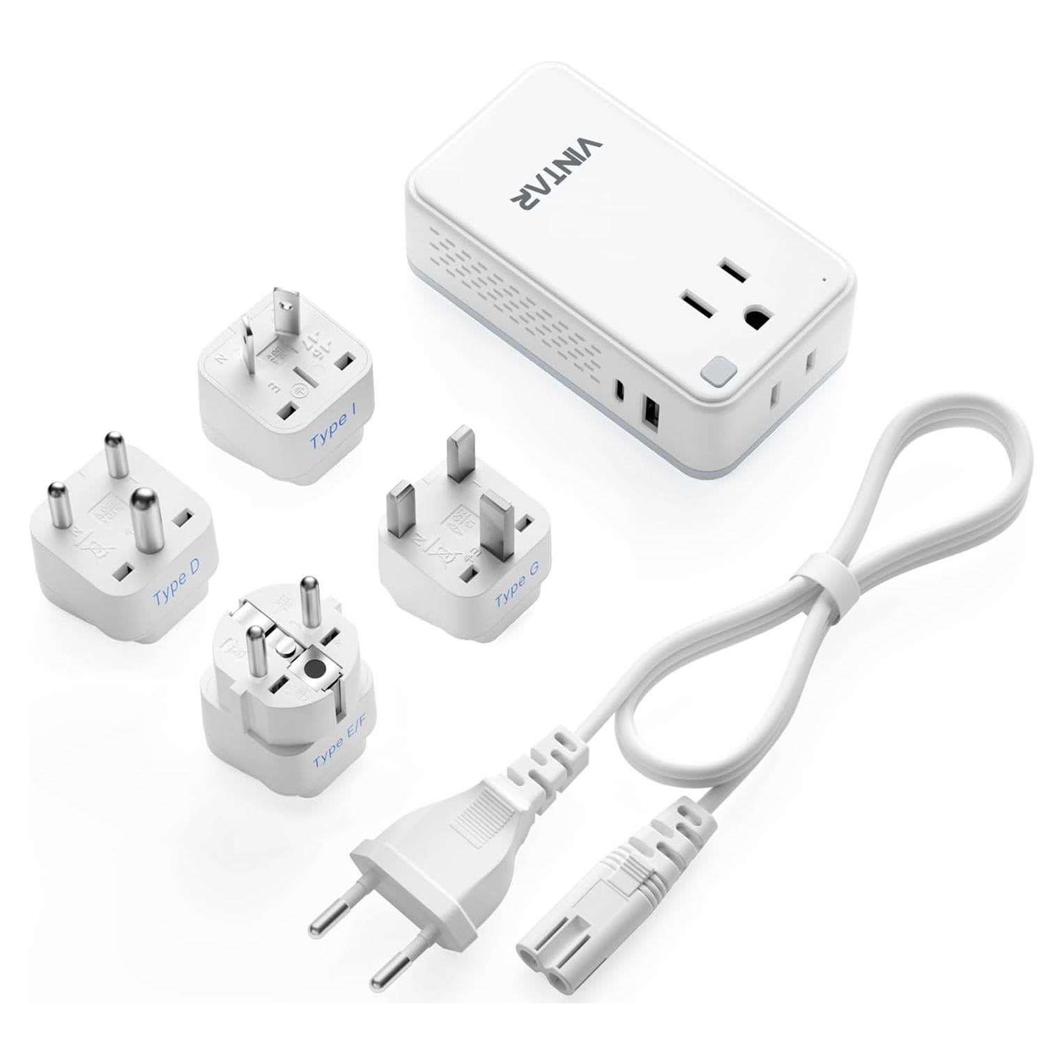 Convertidor de Voltaje VINTAR 220V a 110V 200W para Viajes