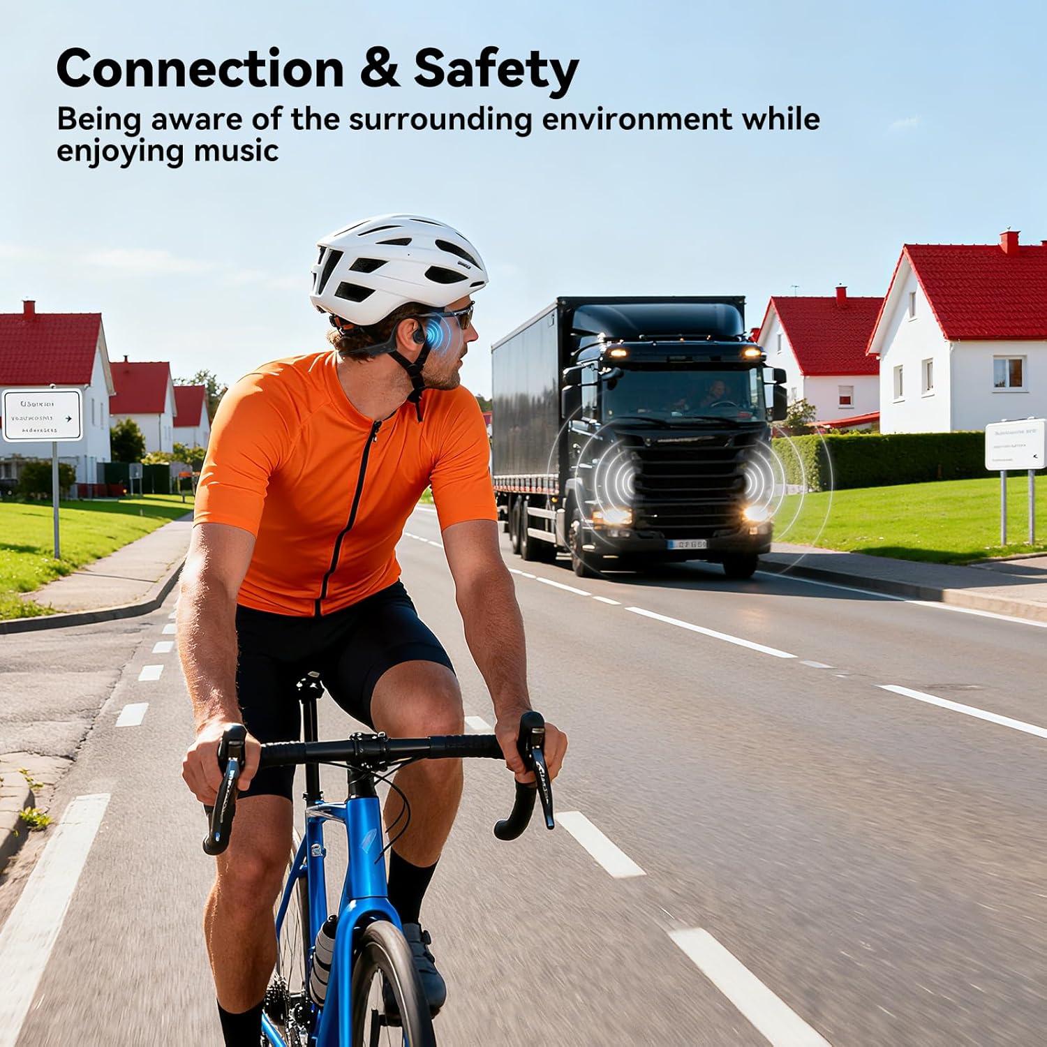 Auriculares de Conducción Ósea Fanisic X8 Bluetooth 6.0 IPX5