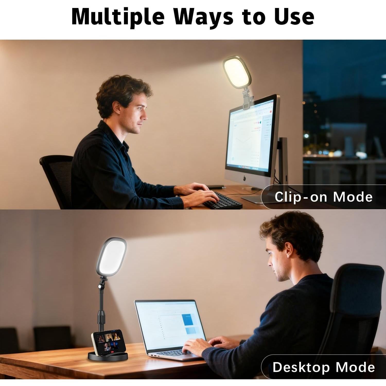 Luz de Anillo yAyusi con Soporte Retráctil 20-28.7 cm LED