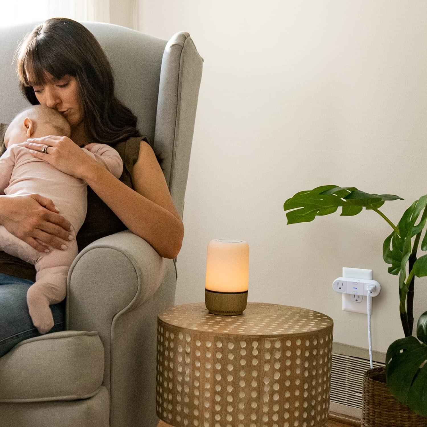 Toma de Corriente Inteligente Doble Safety 1st - Control Wi-Fi