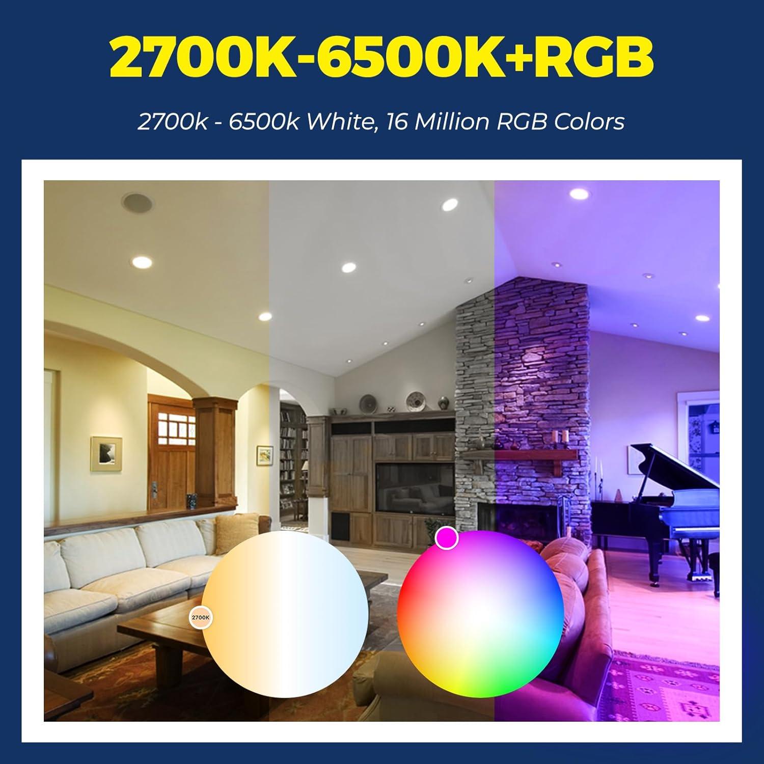 Bombilla Inteligente Lightinginside BR30 E26 12W RGBW 1100LM 4PCS