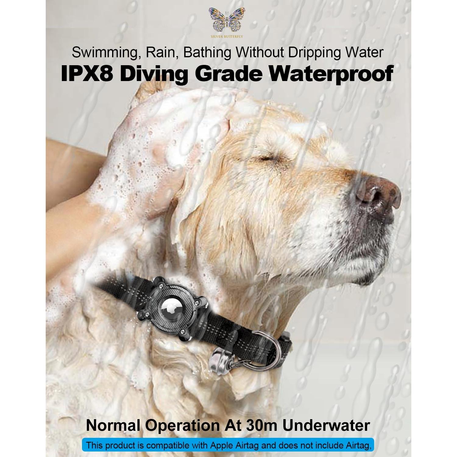 Soporte Airtag DEERLET para Collar de Perro Impermeable