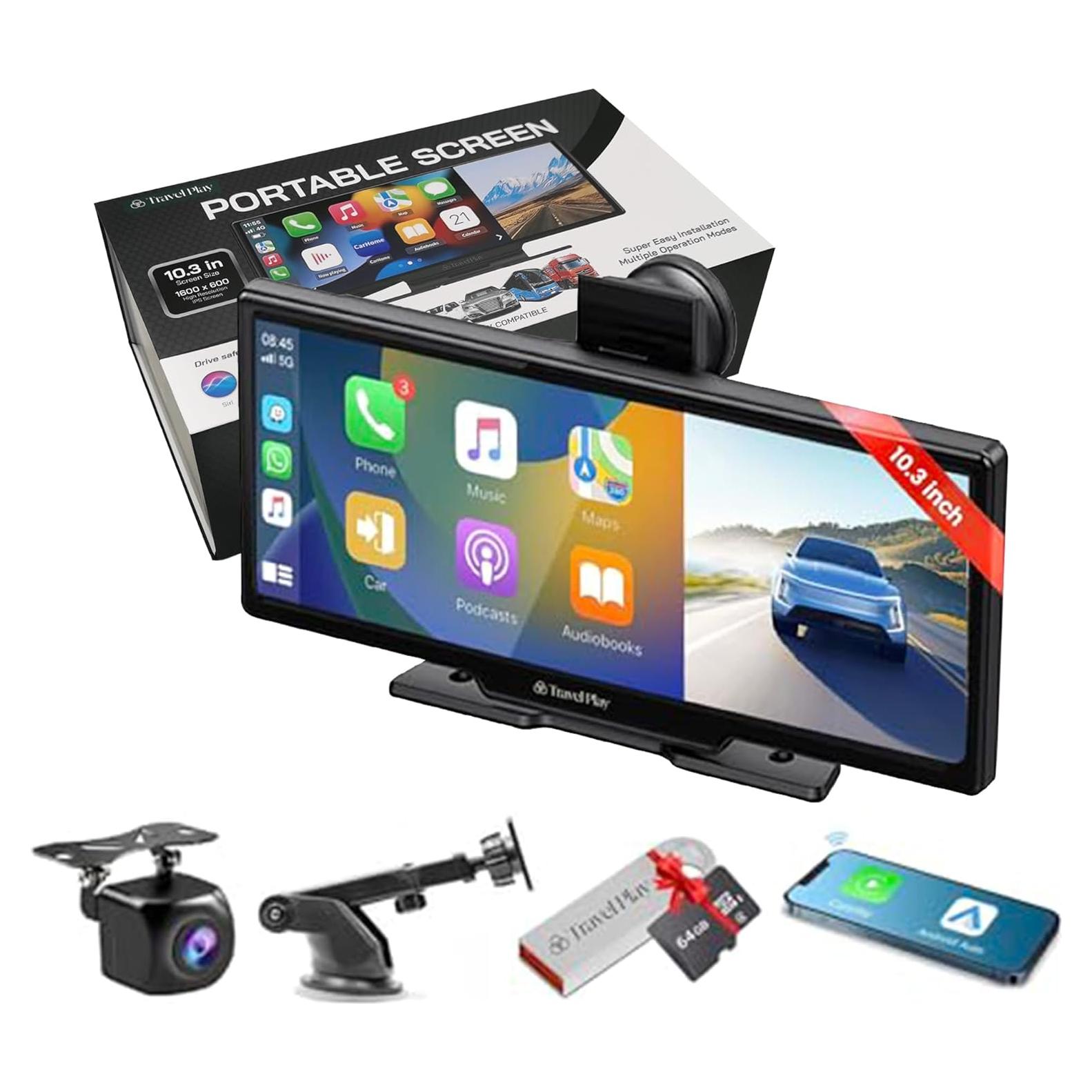 Estéreo Inalámbrico para Coche Superlative 10.3" GPS Bluetooth