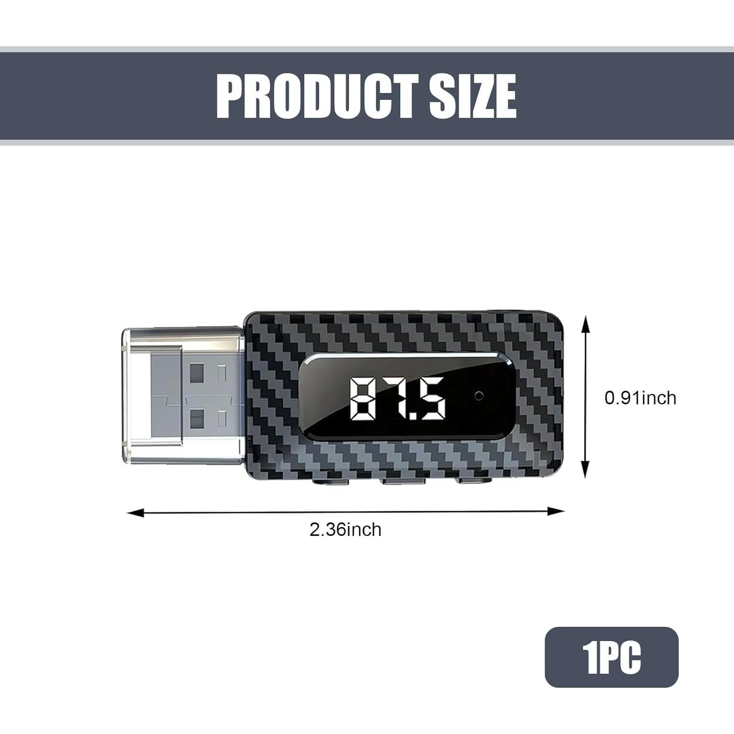 Receptor Bluetooth 5.3 MLY para coche y PC, adaptador AUX