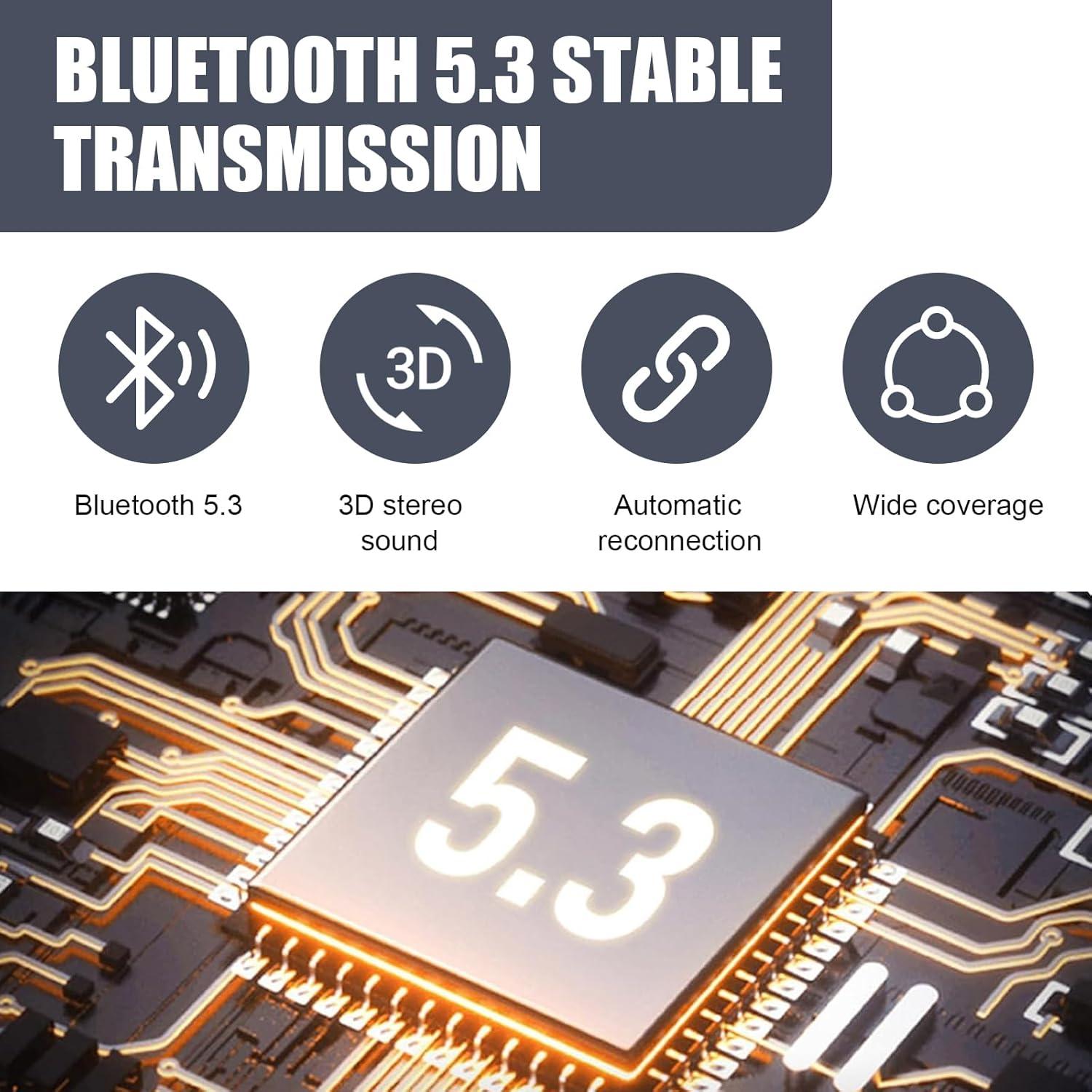 Receptor Bluetooth 5.3 MLY para coche y PC, adaptador AUX