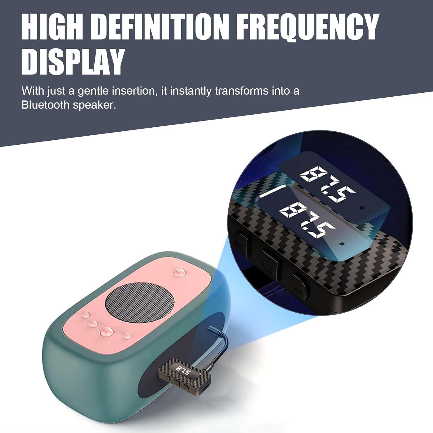 Receptor Bluetooth 5.3 MLY para coche y PC, adaptador AUX