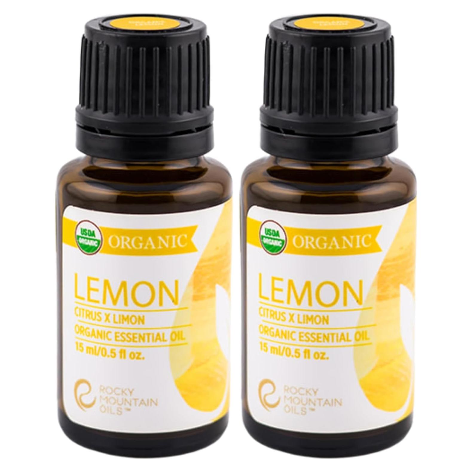 Aceite Esencial de Limón Orgánico Rocky Mountain 15ml x2