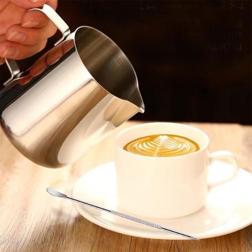 Jarra para espumar leche HZJSPXC 350ml acero inoxidable