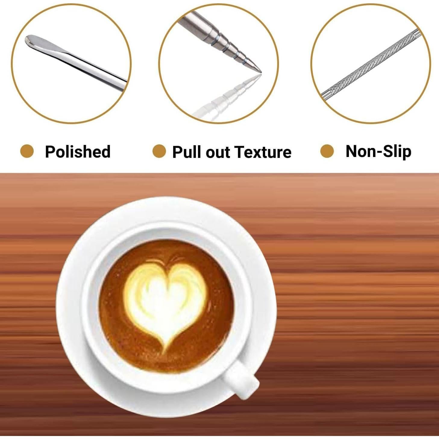 Jarra para espumar leche HZJSPXC 350ml acero inoxidable