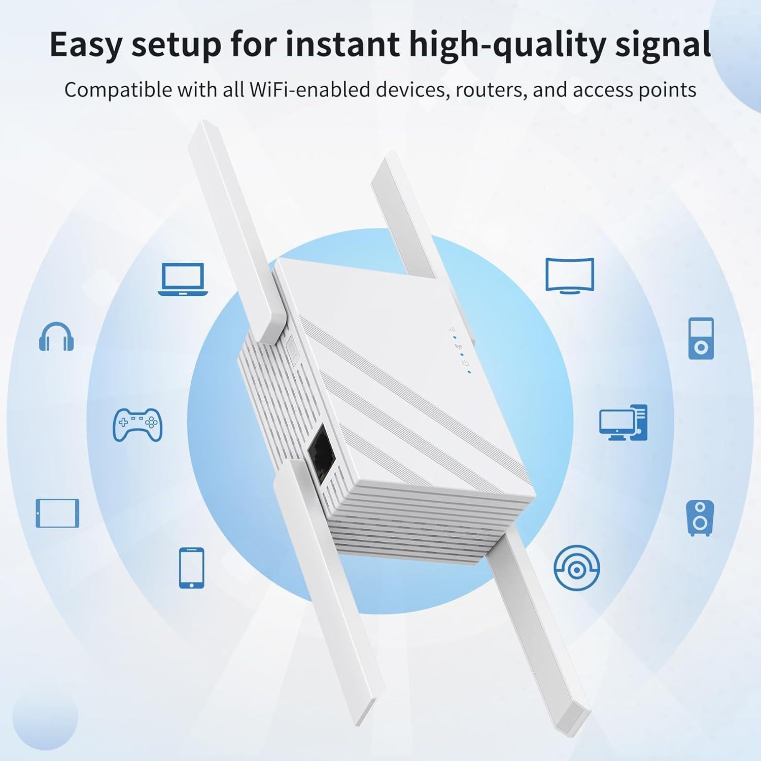 Extensor de Señal WiFi Oaitree A30-1 1200Mbps Doble Banda