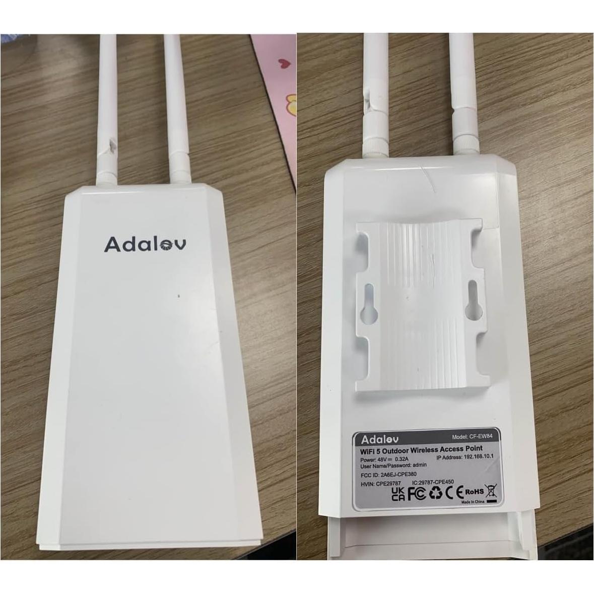 Punto de Acceso Wi-Fi Exterior AdaLov CF-EW84 1200Mbps IP66