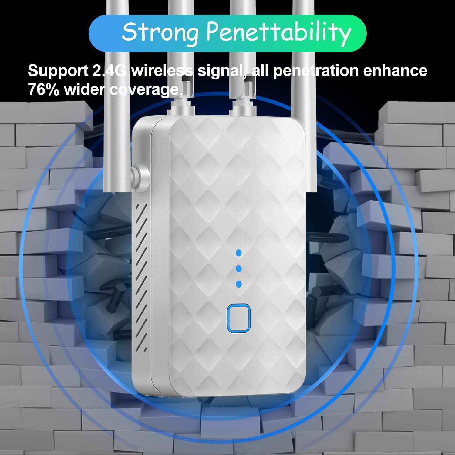 Extensor de señal WiFi PEOGOHS XL hasta 929 m² 300 Mbps