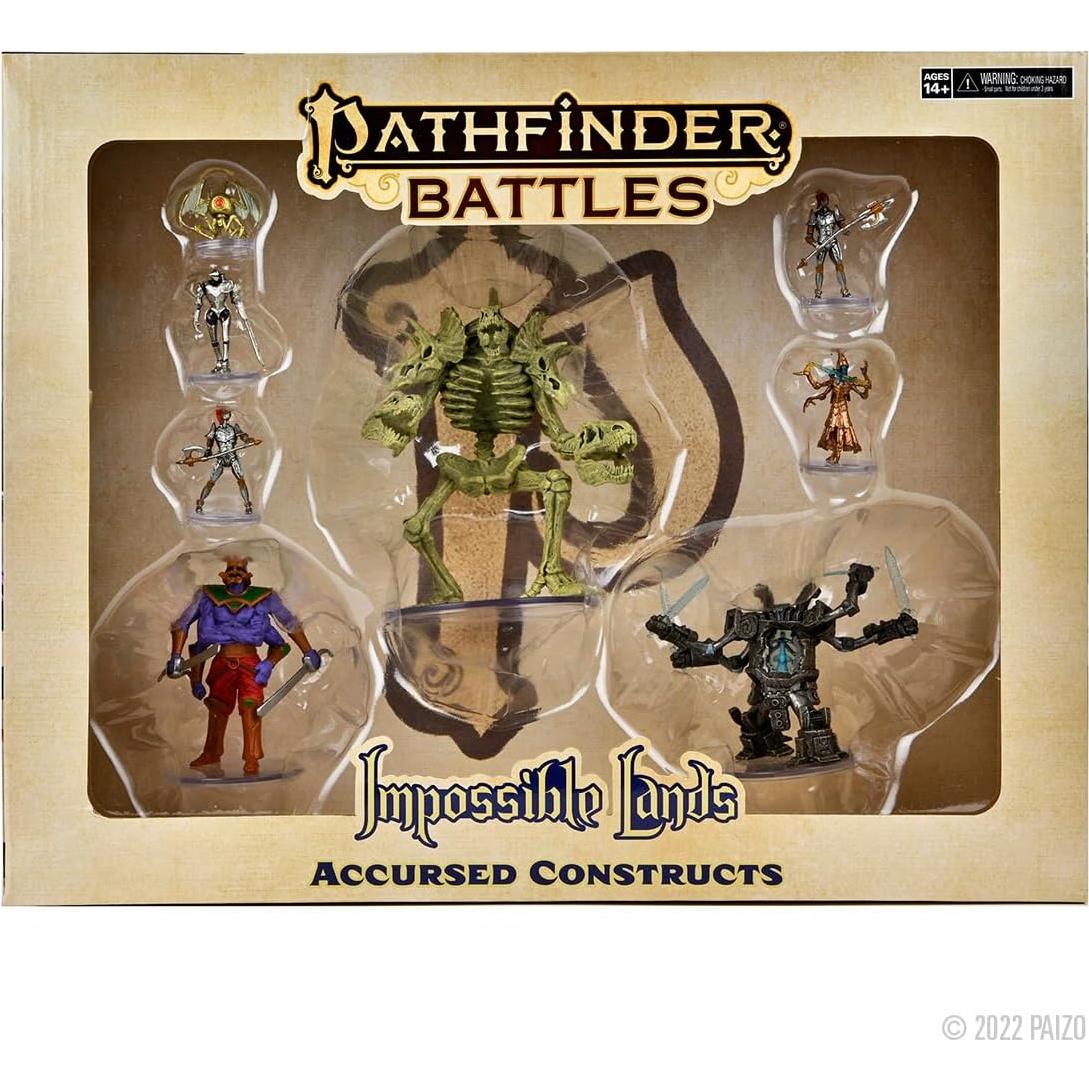 Miniaturas WizKids Pathfinder Tierras Imposibles 8 Piezas