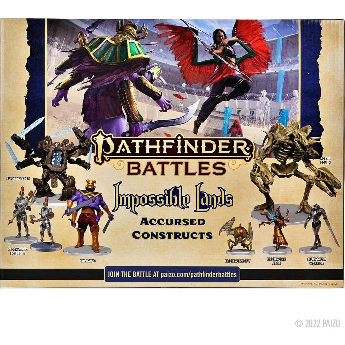 Miniaturas WizKids Pathfinder Tierras Imposibles 8 Piezas