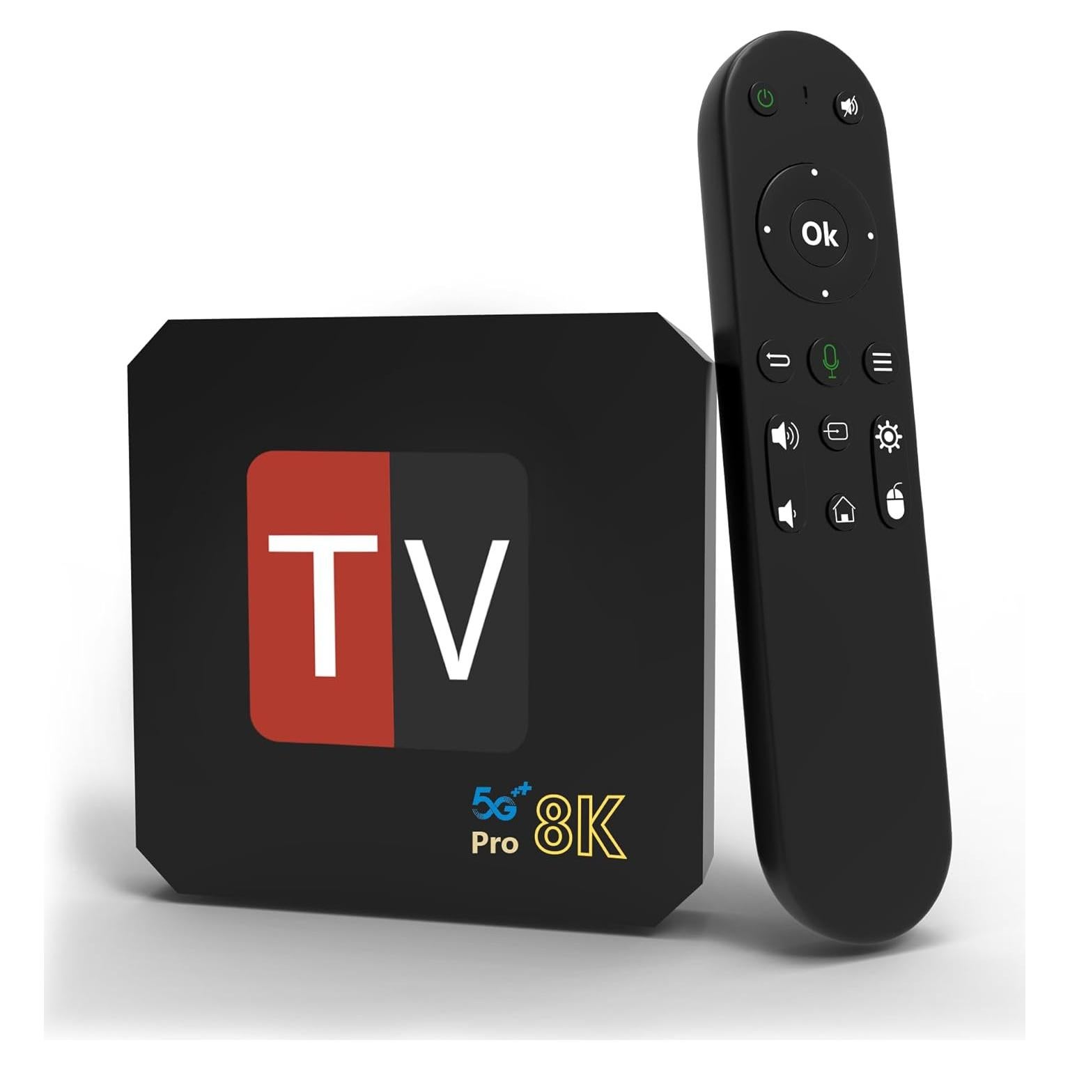 Streaming Stick PRO YFDSPSM 8K Android TV Box Doble WiFi