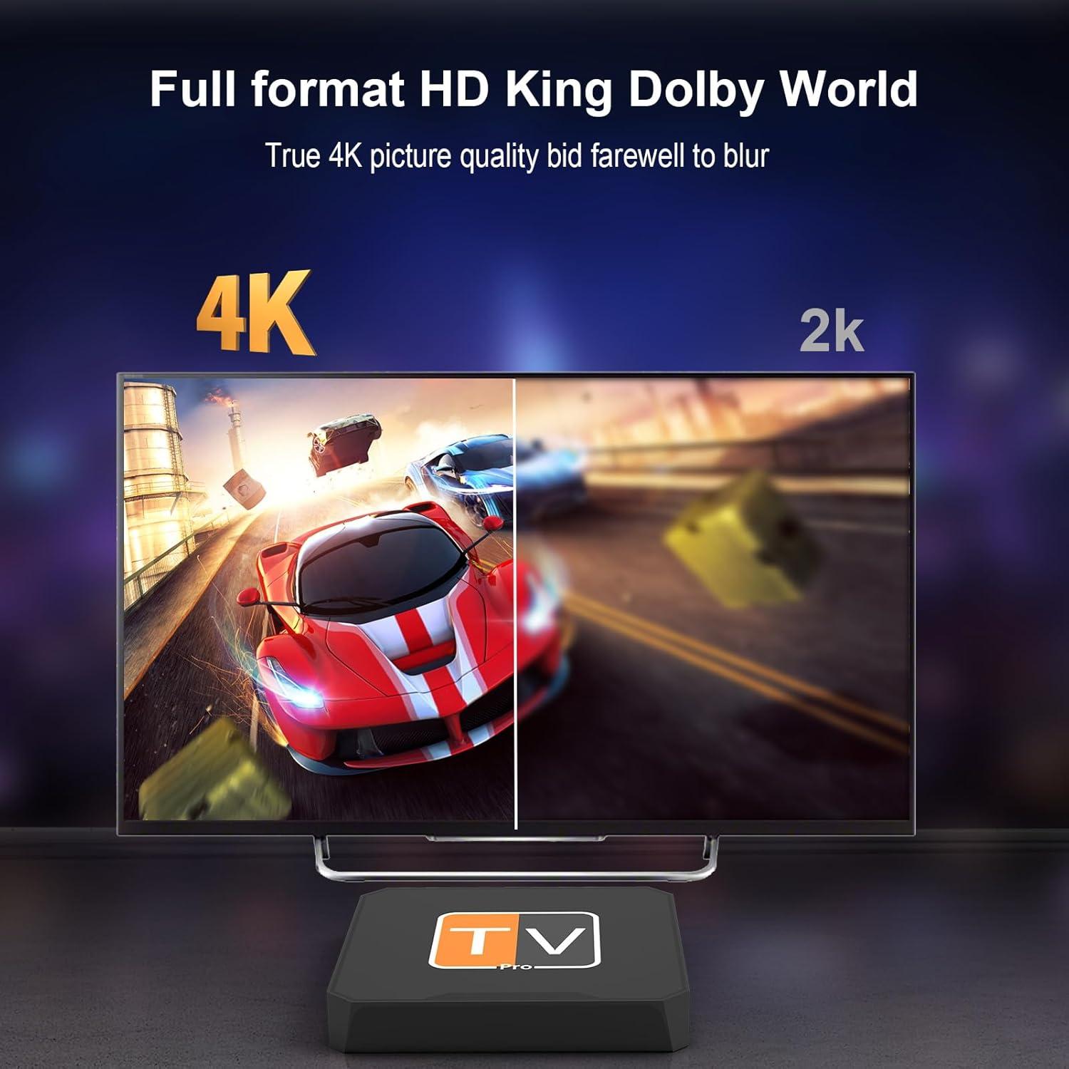 Streaming Stick PRO YFDSPSM 8K Android TV Box Doble WiFi