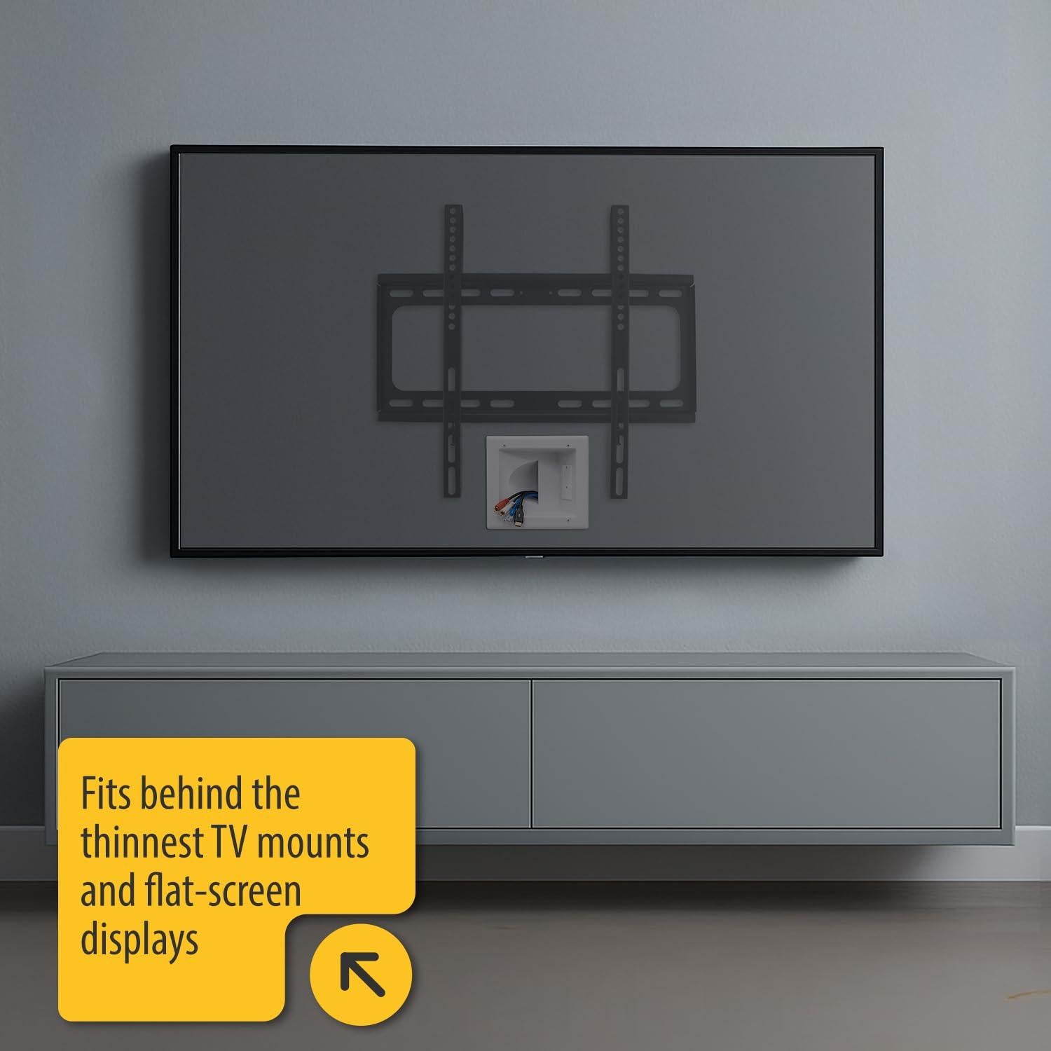 Placa de Pared DataComm 45-0031-WH con Doble Receptáculo