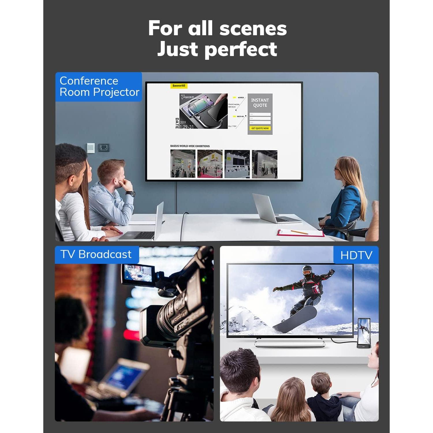 Cable DisplayPort a HDMI 4K KELink 7.62m Alta Velocidad