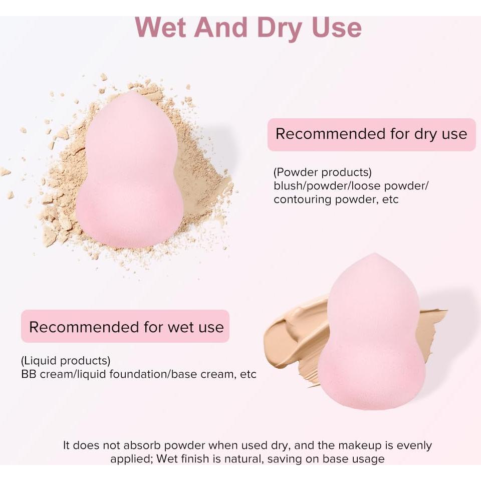 Set de 3 Esponjas de Maquillaje YIWU - Grande y Mini