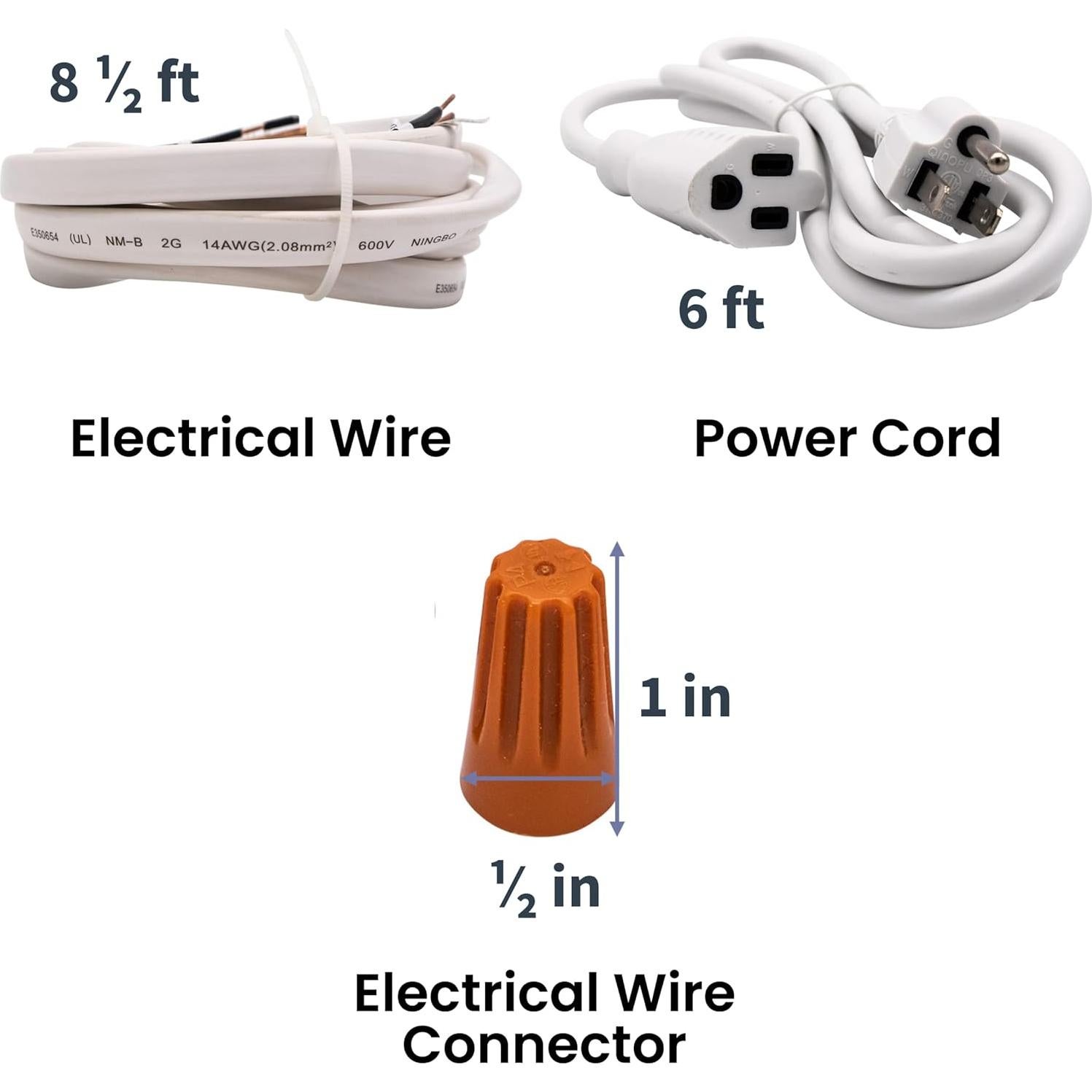 Kit de Gestión de Cables para TV de Pared BASEPORT 2.6m
