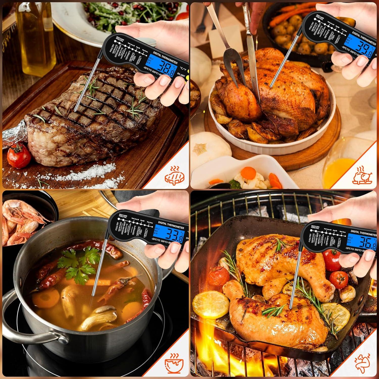 Termómetro Digital de Carne TRAUSI Q128 - Instantáneo y Preciso