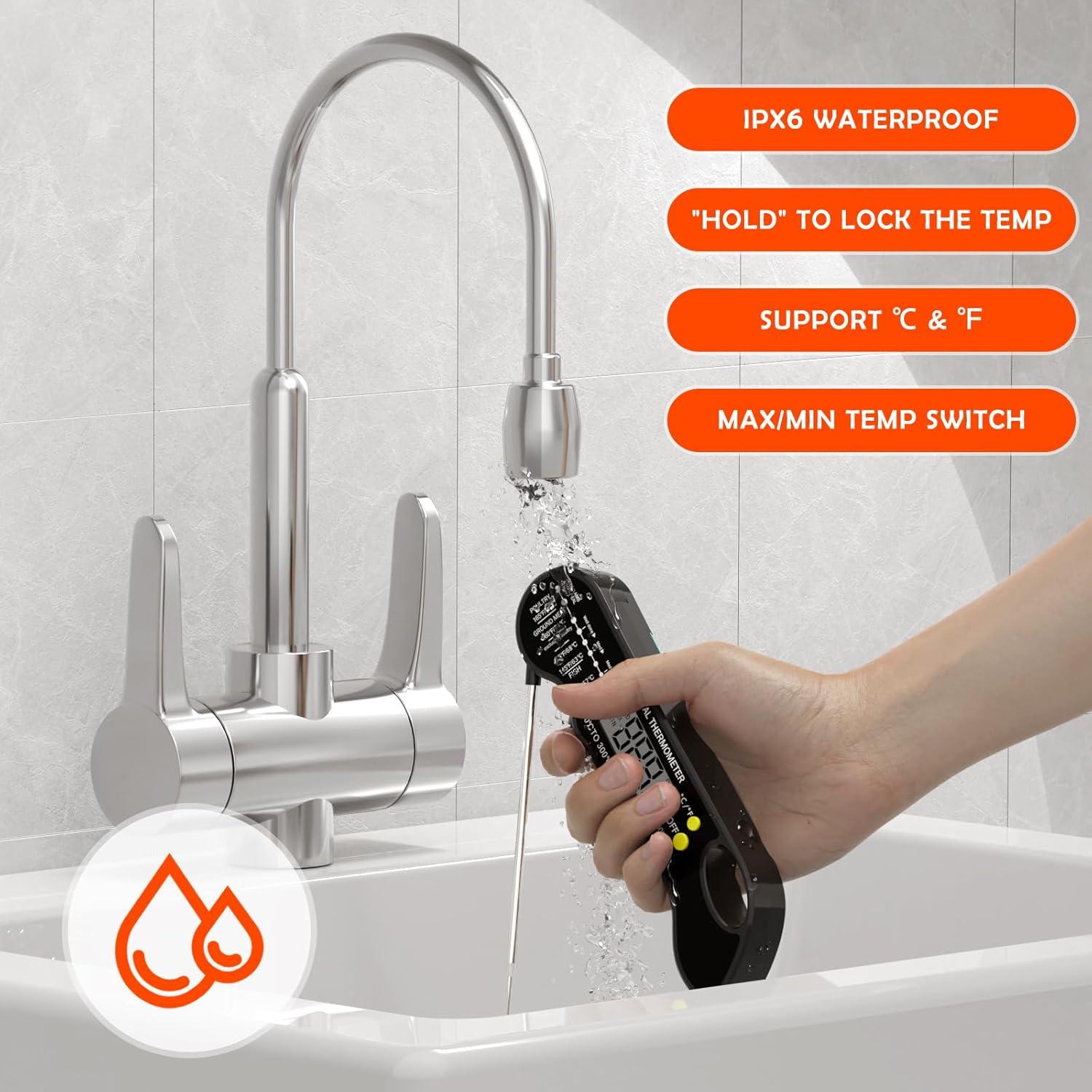 Termómetro Digital de Carne TRAUSI Q128 - Instantáneo y Preciso