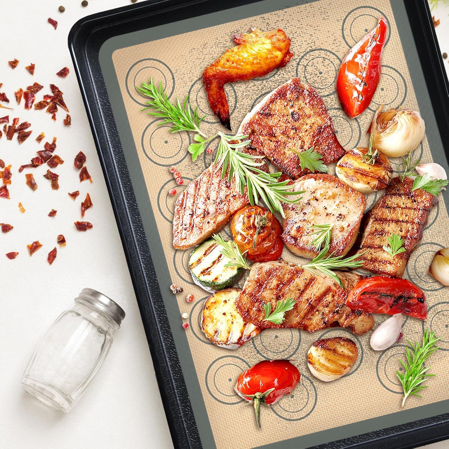 Juego de 6 Tapetes de Silicona para Hornear Koolstuffs