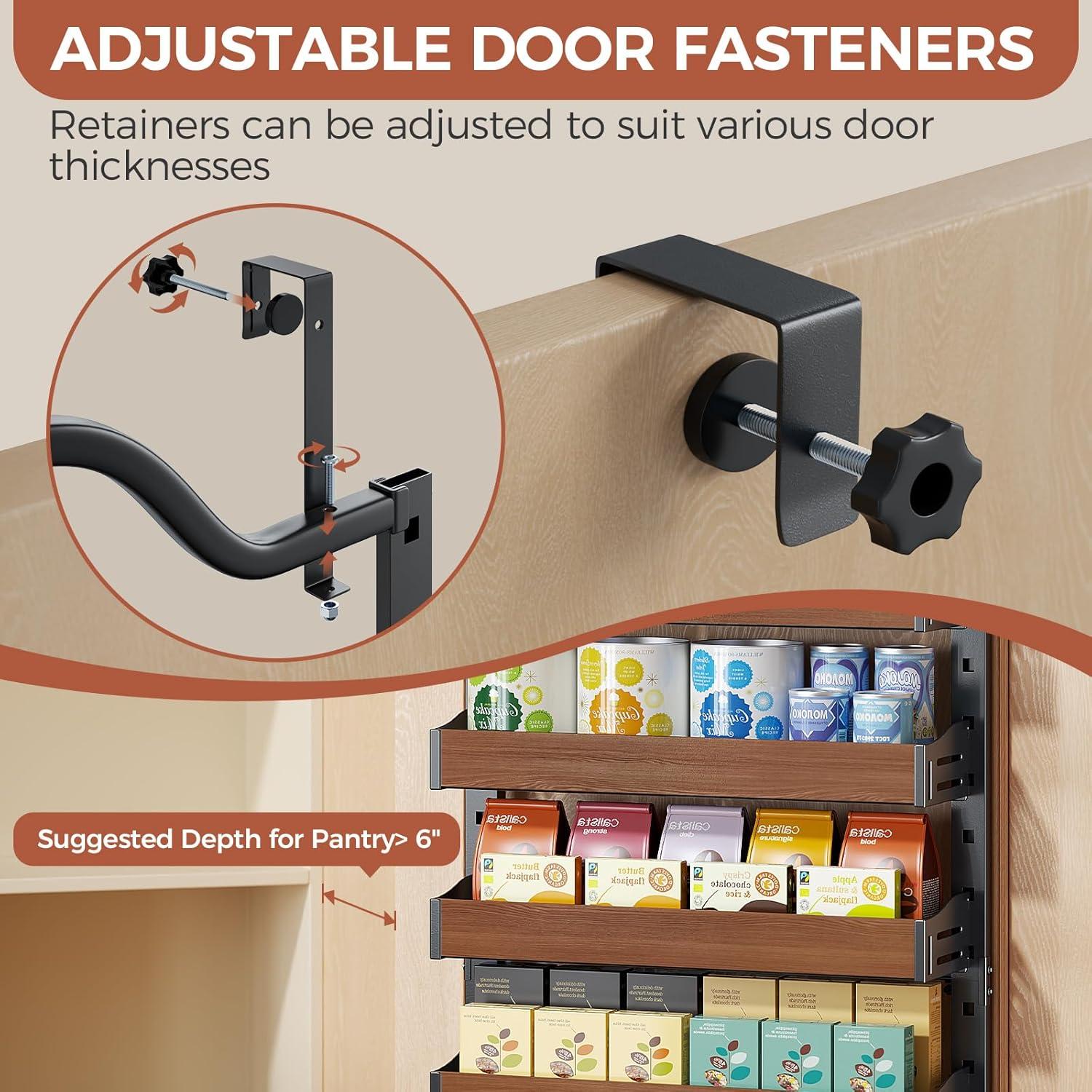 Organizador de Especias Colgante Freexployer 8 Niveles Negro