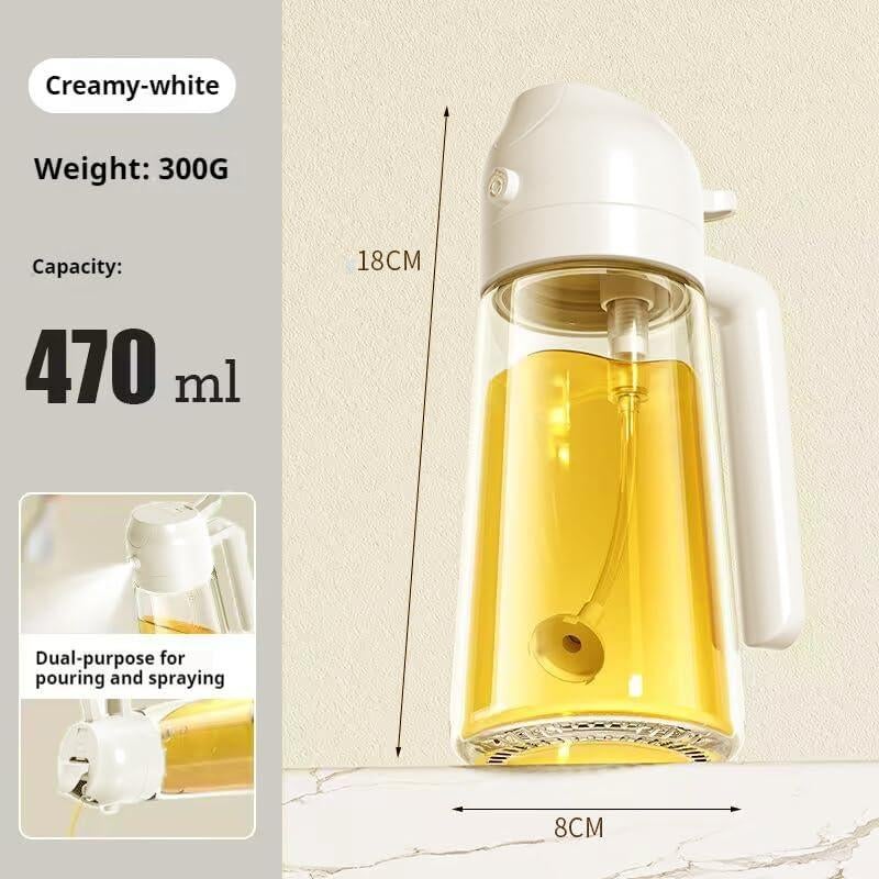 Pulverizador de Aceite de Oliva 470ml Genérico - Vidrio a Prueba de Fugas