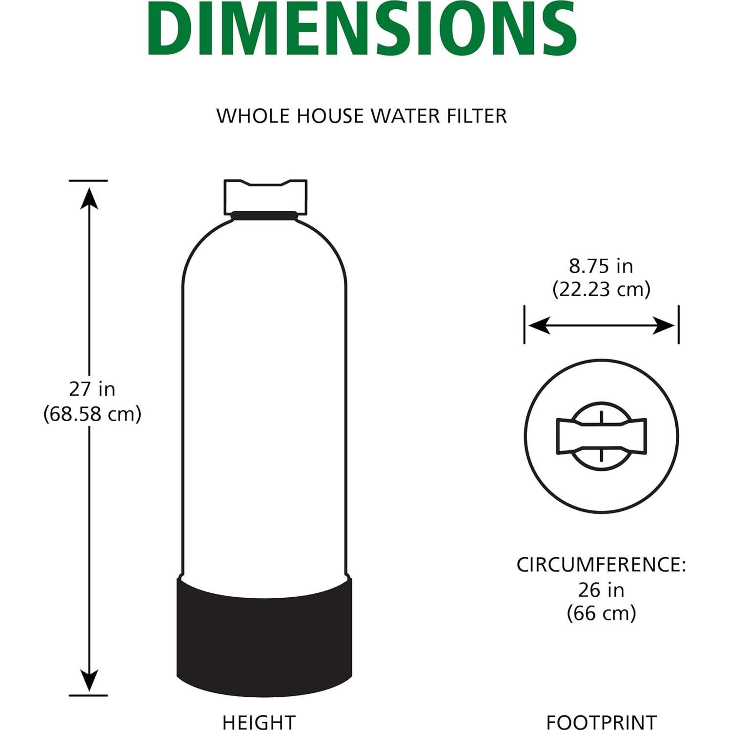 Filtro de Agua para Toda la Casa AO Smith AO-WH-Filter 6 Años