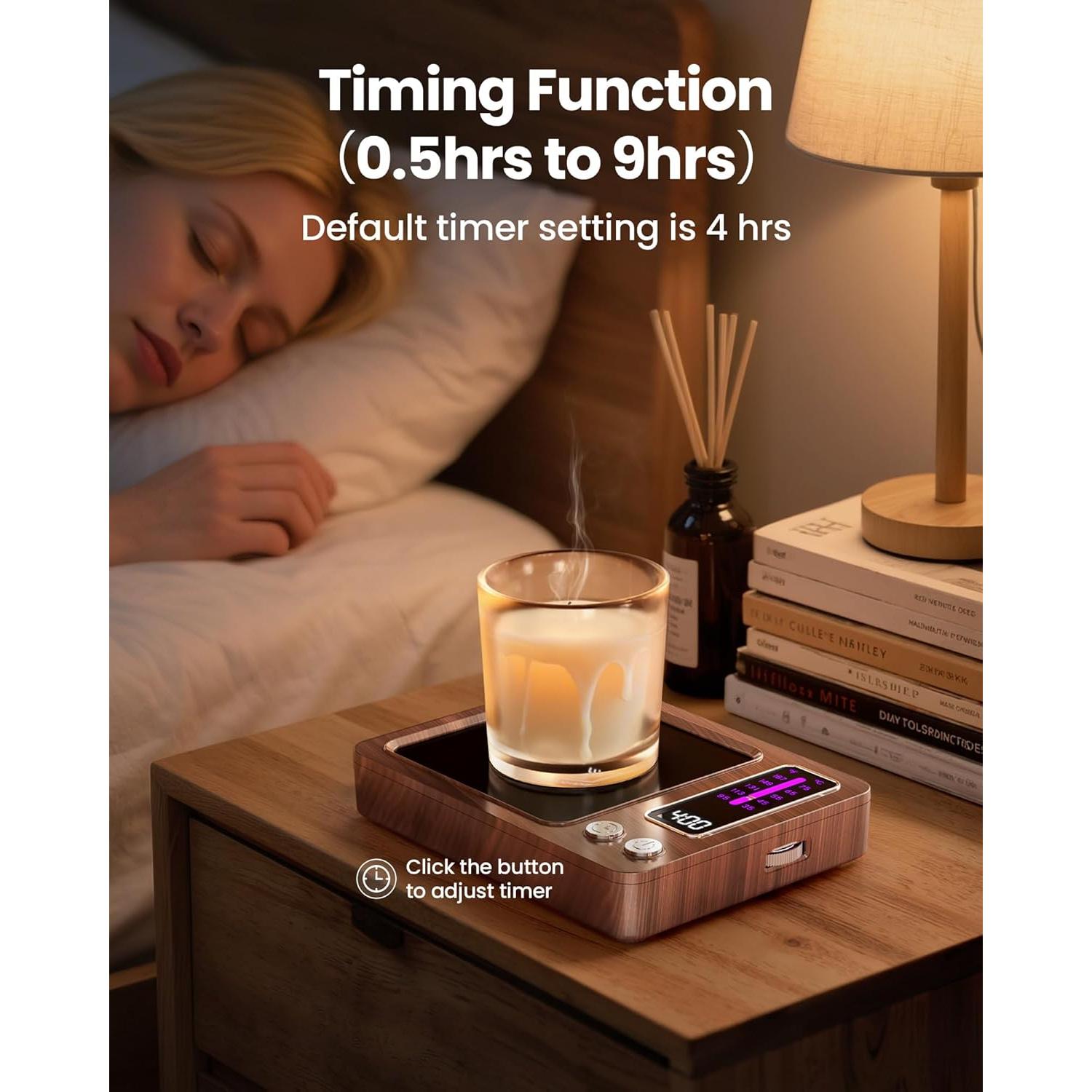 Calentador de Tazas Gaiatop 36W, 5 Temperaturas, Temporizador