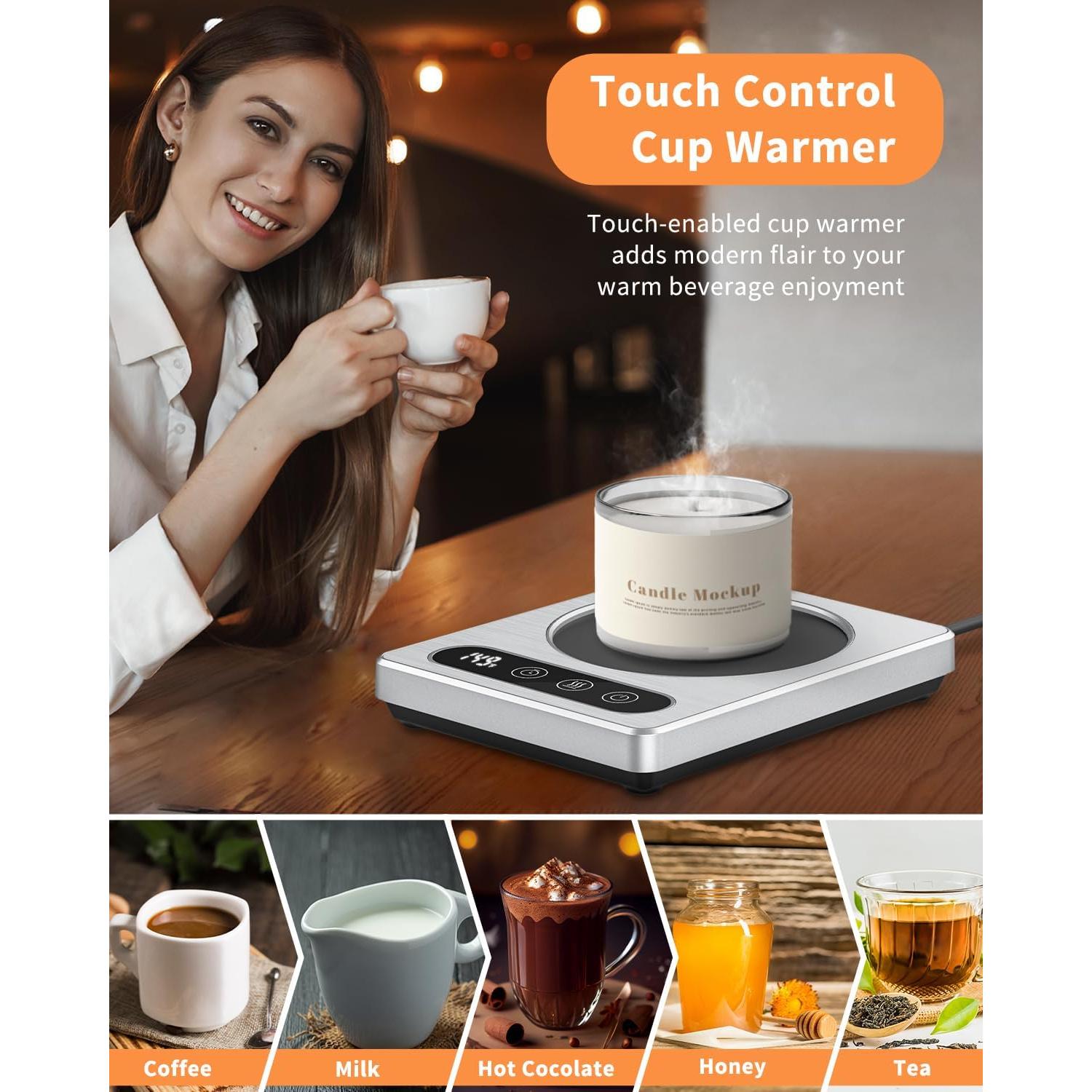 Calentador de Tazas Eléctrico Maestri House A310 Plata 4 Temperaturas