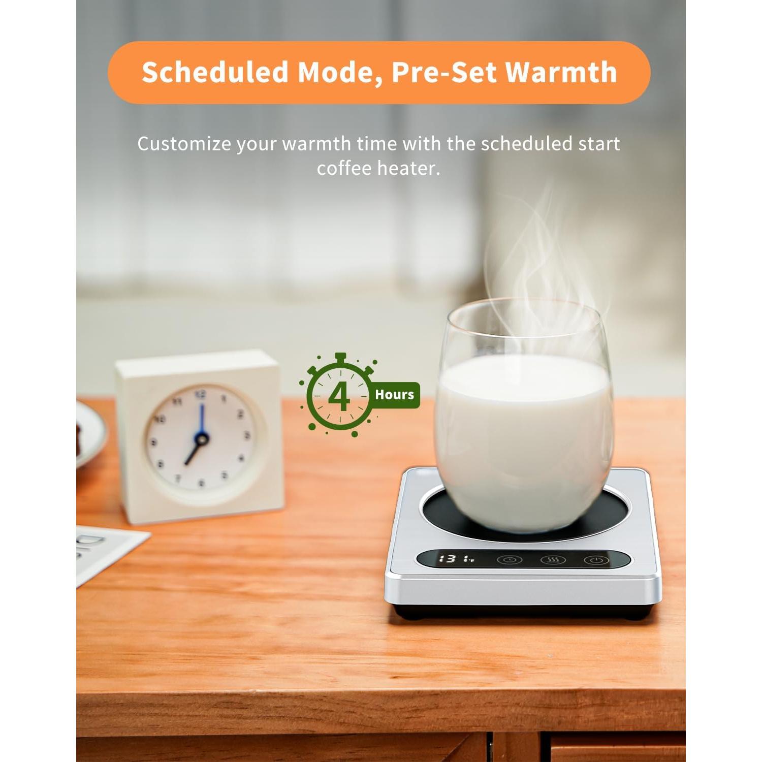 Calentador de Tazas Eléctrico Maestri House A310 Plata 4 Temperaturas