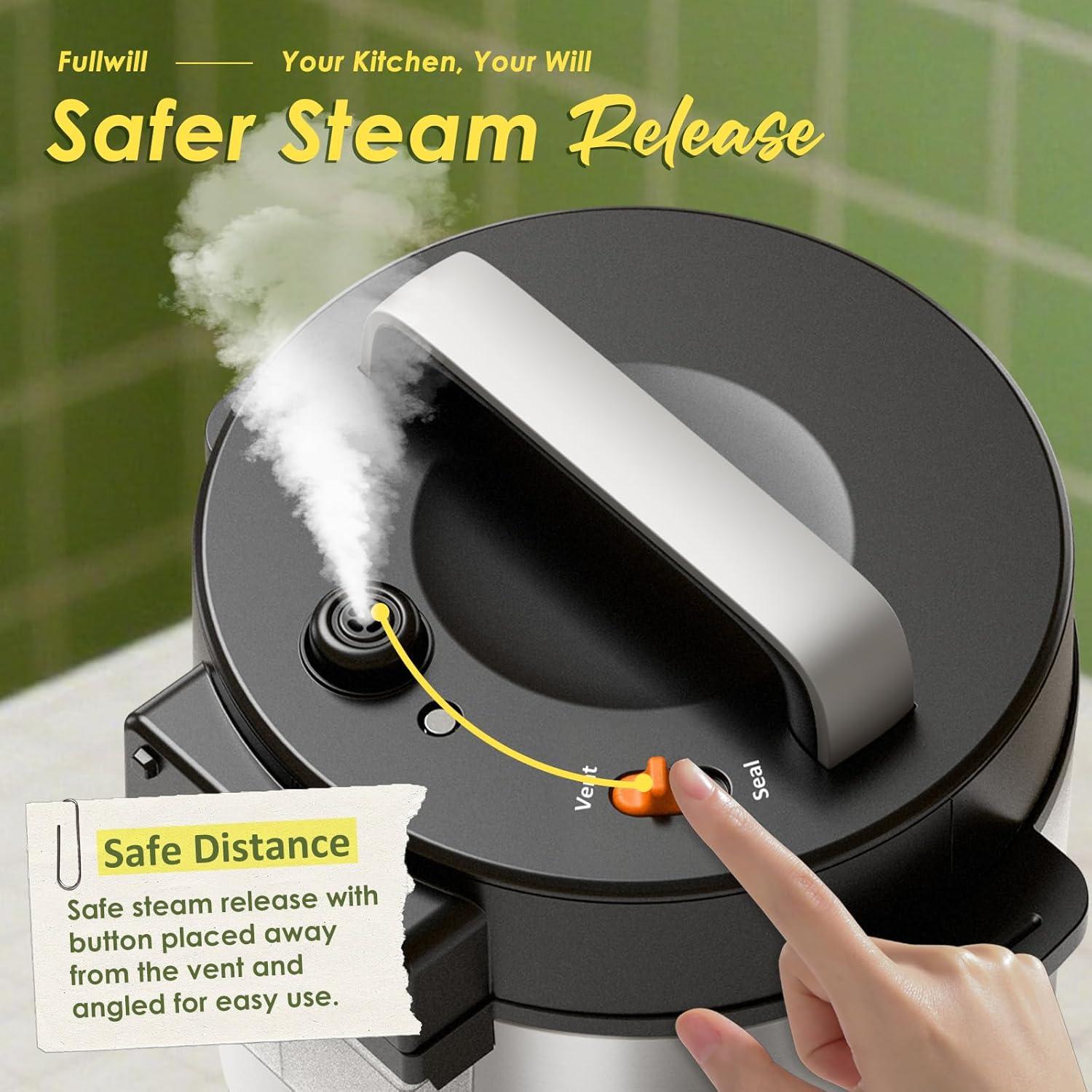 Olla de Presión Eléctrica Fullwill 9 en 1 6 Cuartos 2025