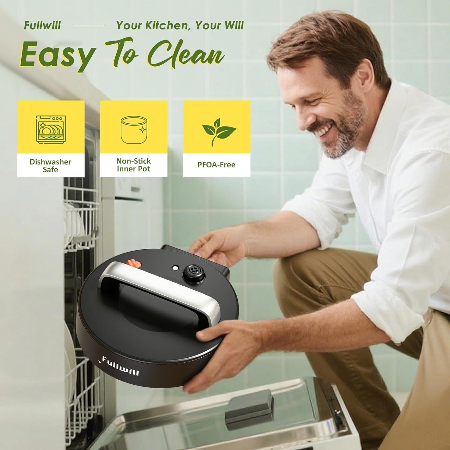 Olla de Presión Eléctrica Fullwill 9 en 1 6 Cuartos 2025