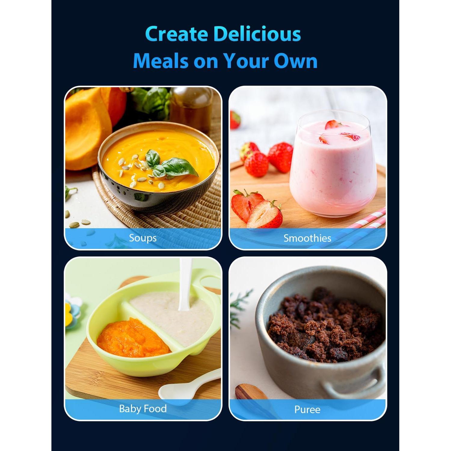 Batidor de Inmersión Subry Chefy 1000W 25 Velocidades Acero Inoxidable